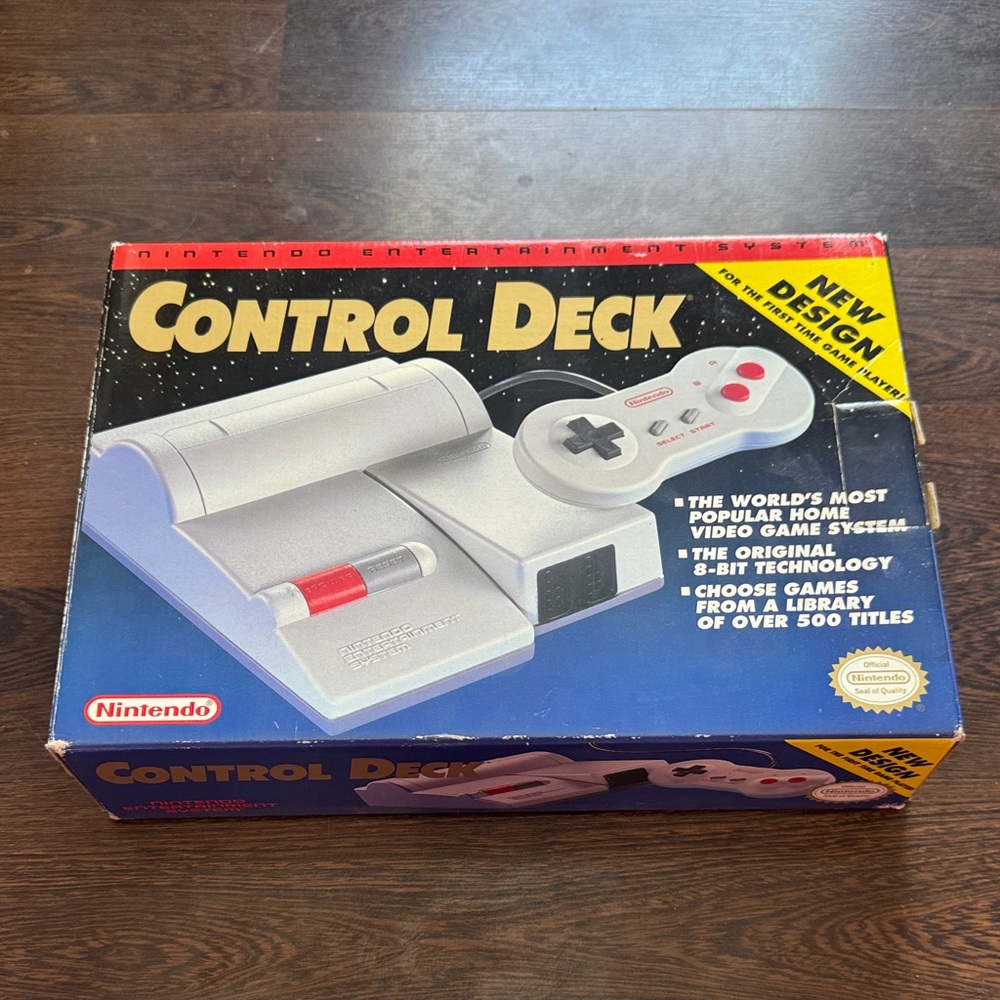 Nintendo Entertainment System NES Control Deck BOX ONLY New Design Top Loader